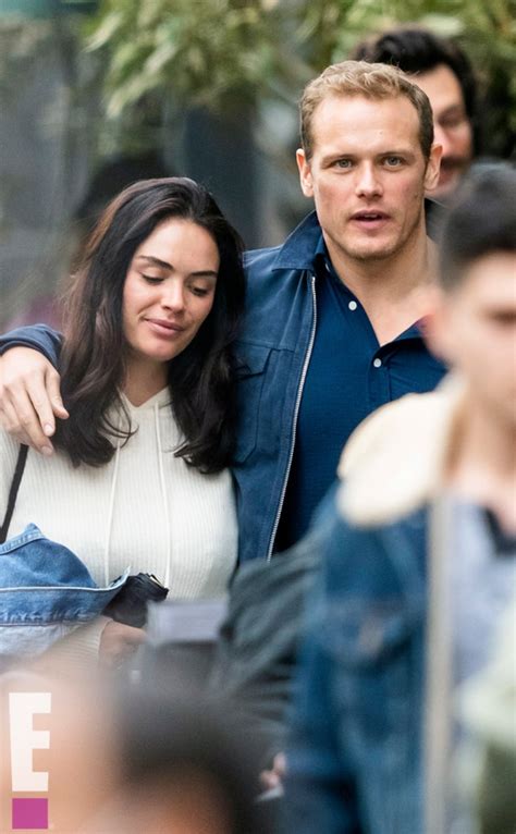 monika clarke sam heughan|Sam Heughan Holds Hands with Mystery Woman as He Hits。